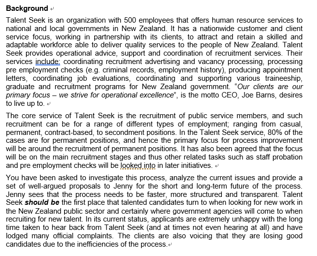 Process Analysis: Develop a Supplier, Input,