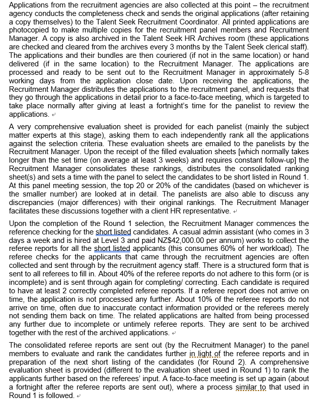 Process Analysis: Develop a Supplier, Input,