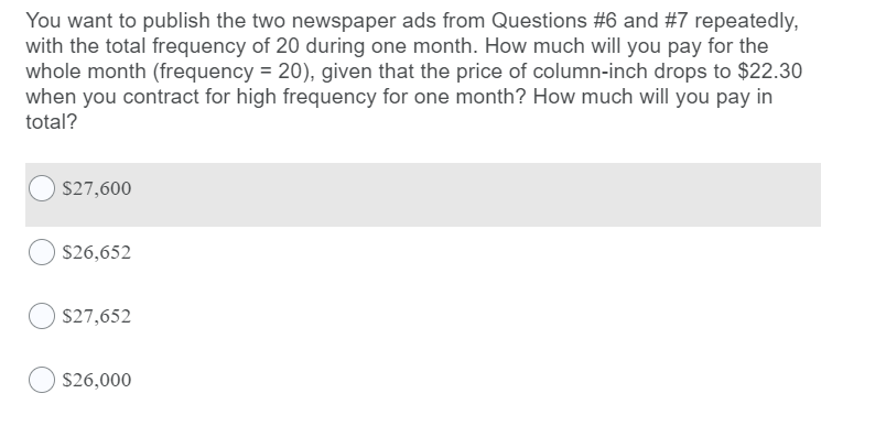 Please help me with No.8 question Question 6 (1