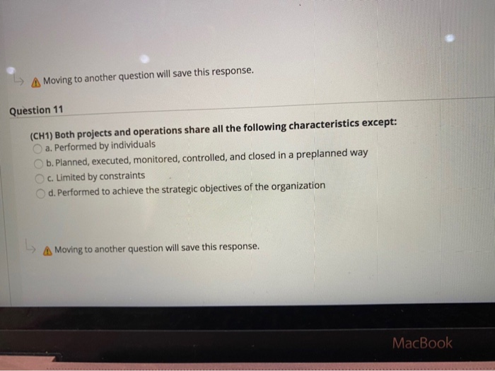 Please answer all Moving to another question will