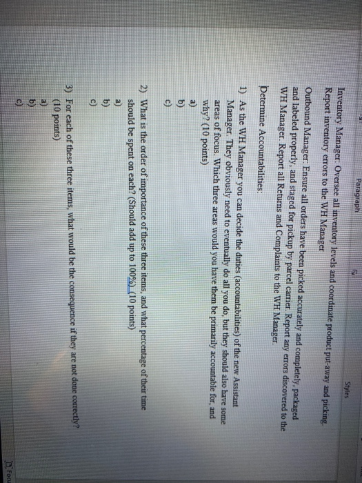 CM-2001 Performance Managemen Case Study #1: