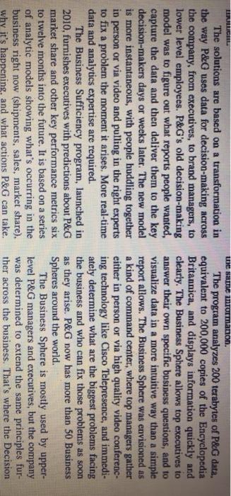 please answer the case study, will be highly