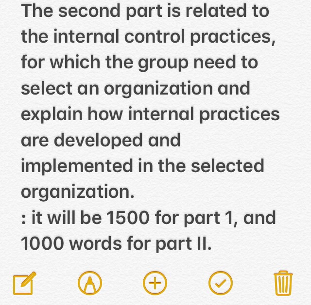 there are two parts for the project, both are