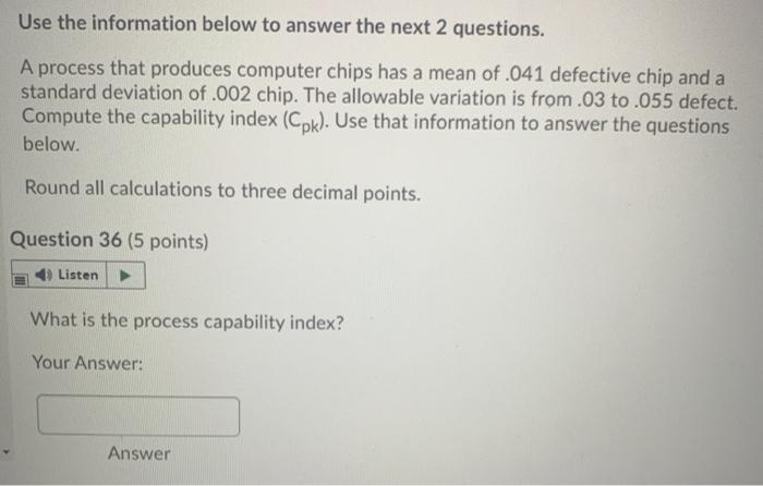 Use the information below to answer the next 2