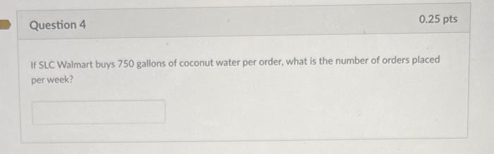please help (Q1 - Q6) Spring Water The demand for