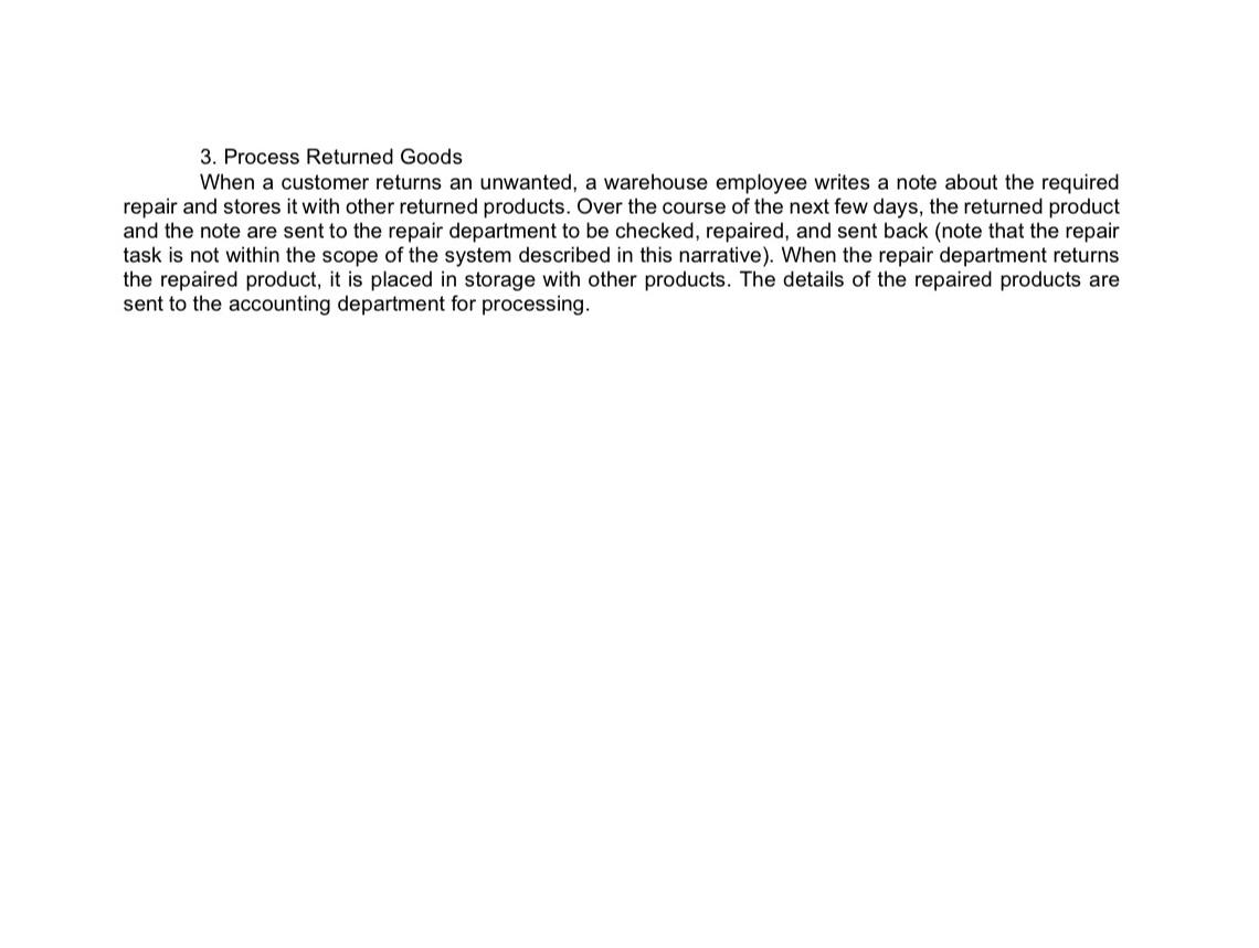 Draw a DFD using the case below: 6. MARCHON