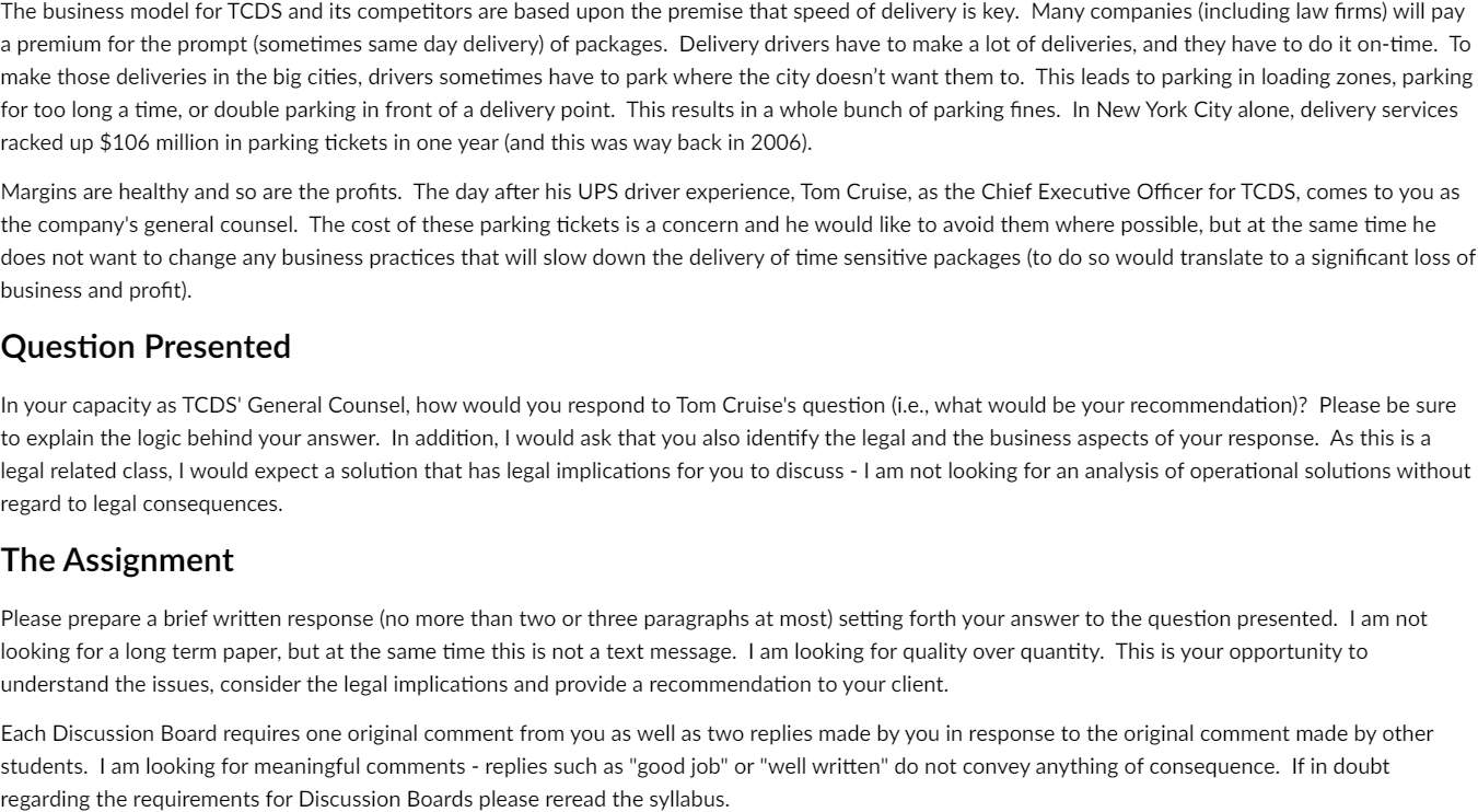 Please help! This is for my BUS law class. Been