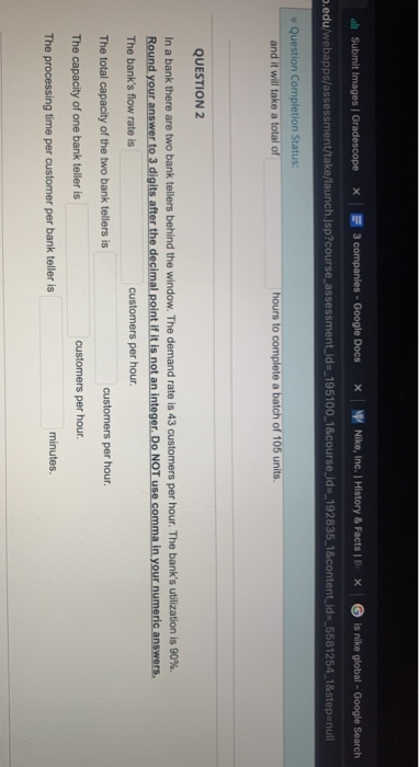  X Submit Images Gradescope 3 companies - Google Docs Nike, Inc.