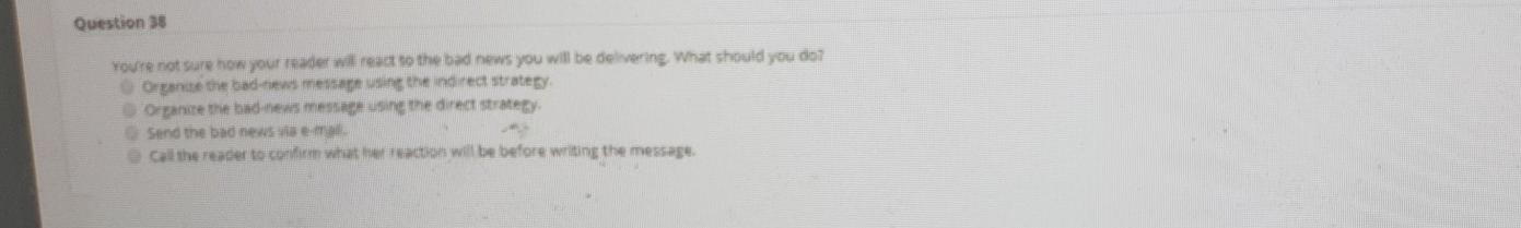 s 18 Question 3 The statement Dd you know you can