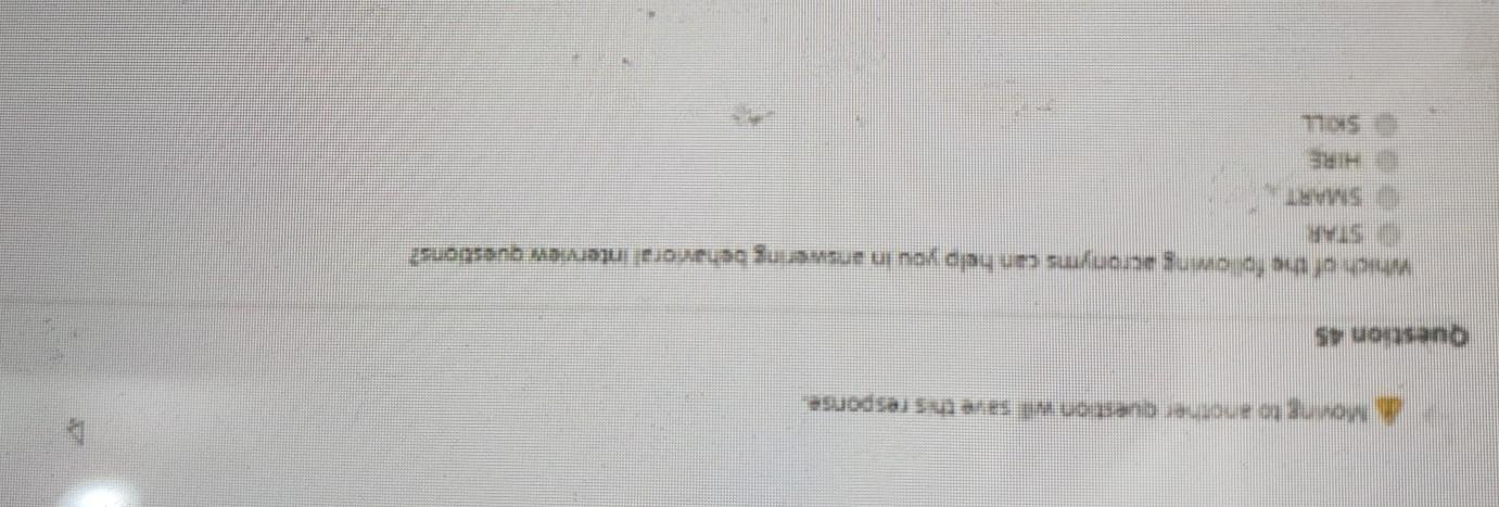 s 18 Question 3 The statement Dd you know you can