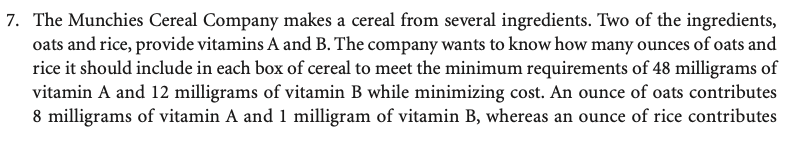 Please show steps. Thank you. 7. The Munchies