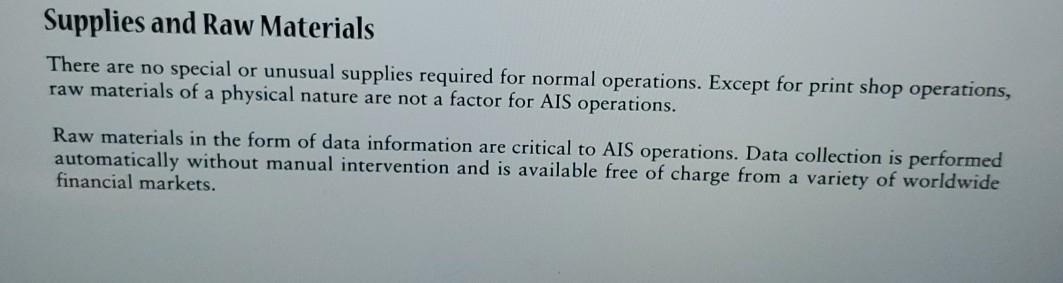 Case Studies Support Departments and Operational