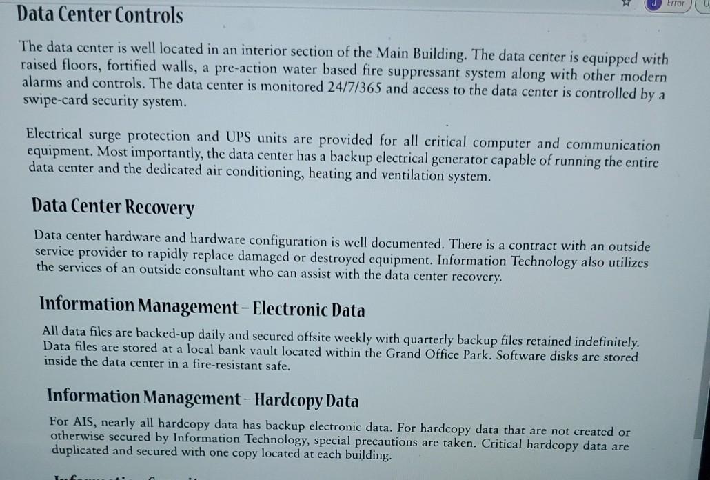 Case Studies Support Departments and Operational