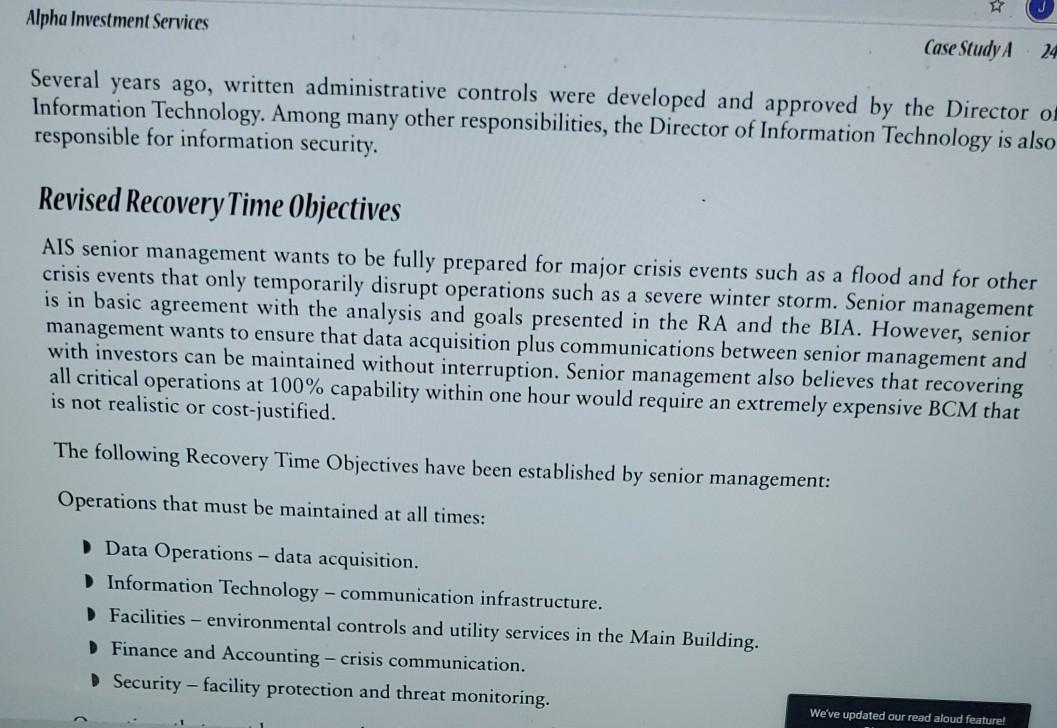 Case Studies Support Departments and Operational