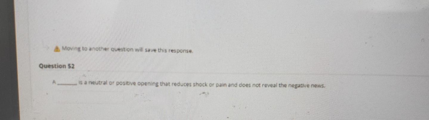 Moto another question will save the response