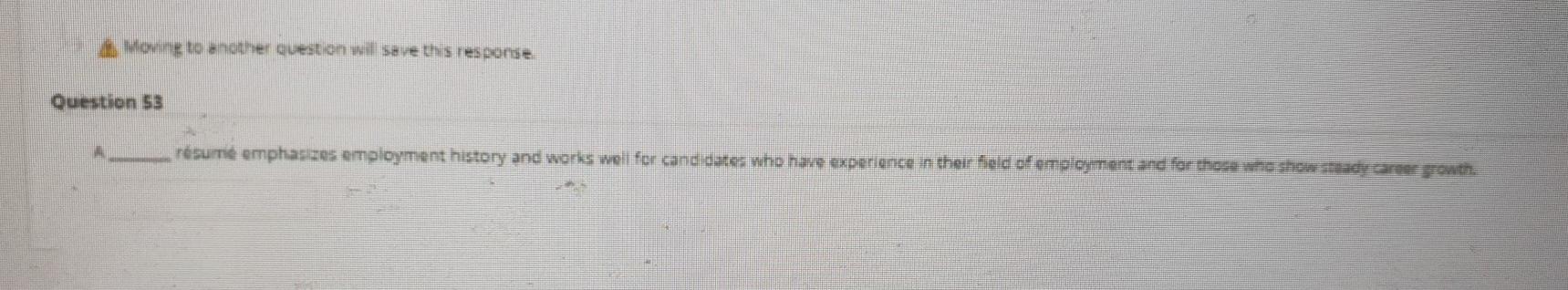 Moto another question will save the response