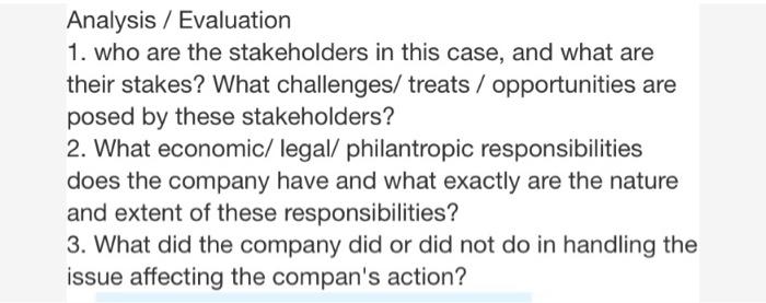 read the case and answer the questions located in
