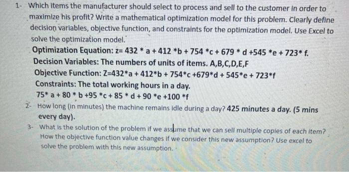 i just need help on part 3. Question 1) (30