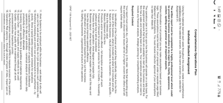 there is an assignment 2 this must be done with