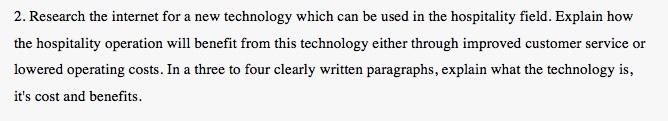 2. Research the internet for a new technology
