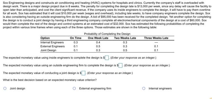 Sox Engineering designs and constructs air