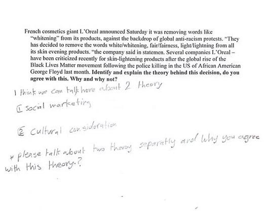 French cosmetics giant L'Oreal announced Saturday