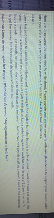 910 Here are three cases that you need to write