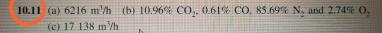 A gas mixture contains 6% pentane, 10% butane,