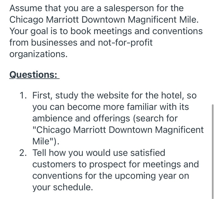 The Chicago Marriott Downtown Magnificent Mile is