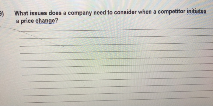 What issues does a company need to consider when