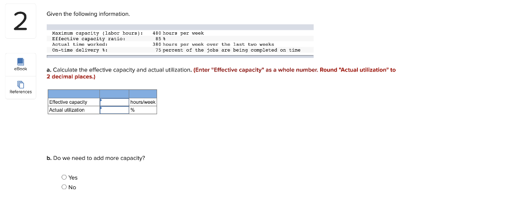 1 Use the process information provided in the