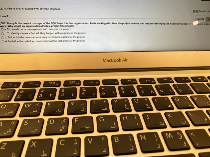 A Moving to another question will save this