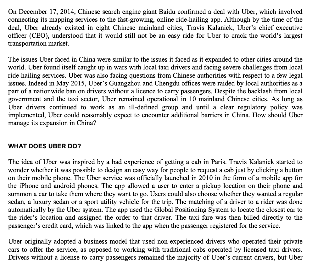 Based on the case below answer these questions: