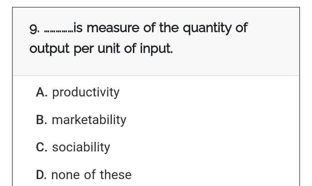 I need the answer as soon as possible 9. ...is
