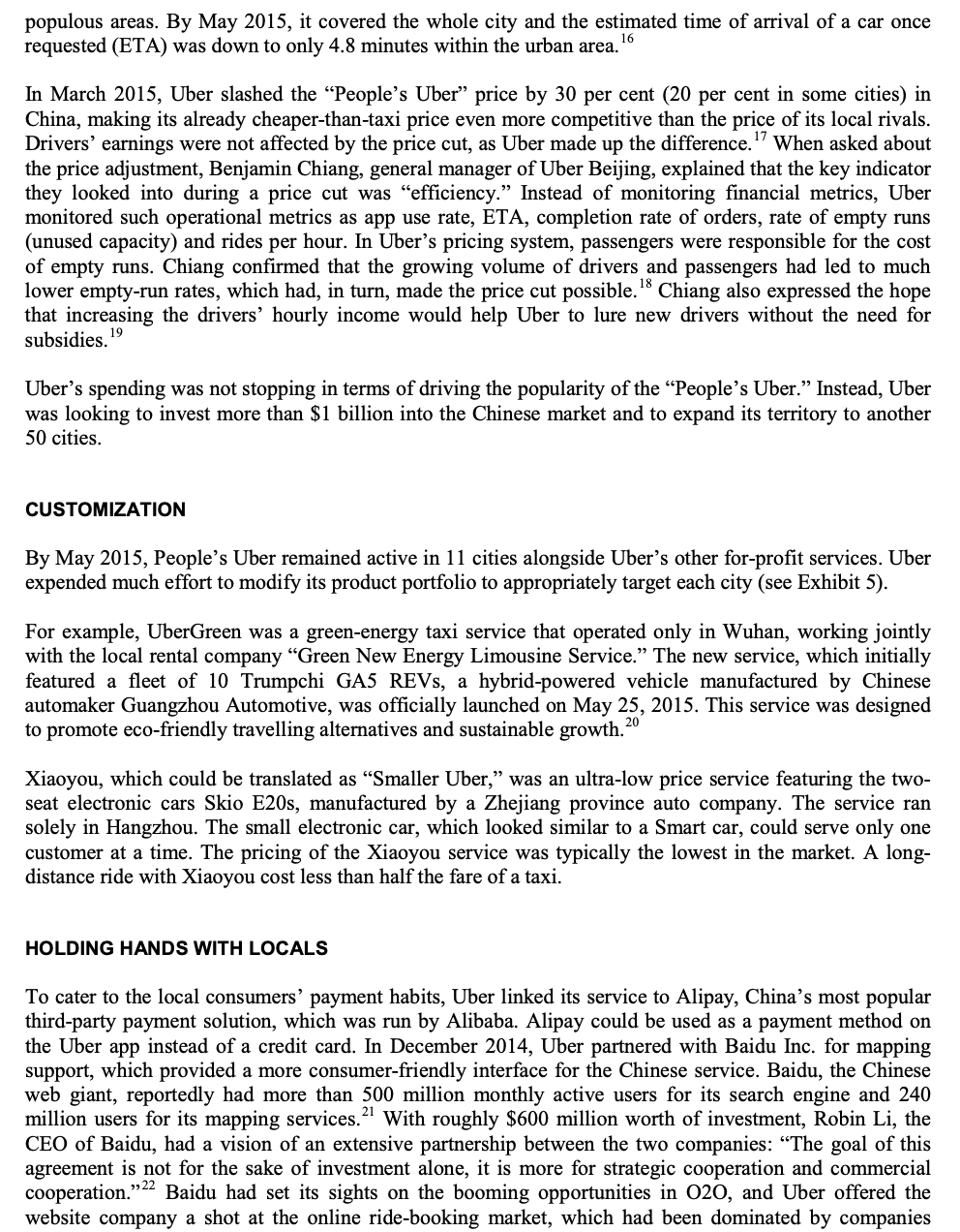 Based on the case below answer these questions: