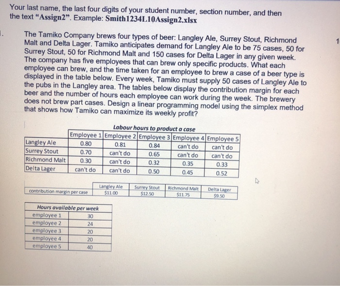 Your last name, the last four digits of your