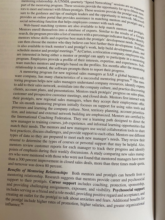 Outline in detail at least 5 characteristics of a