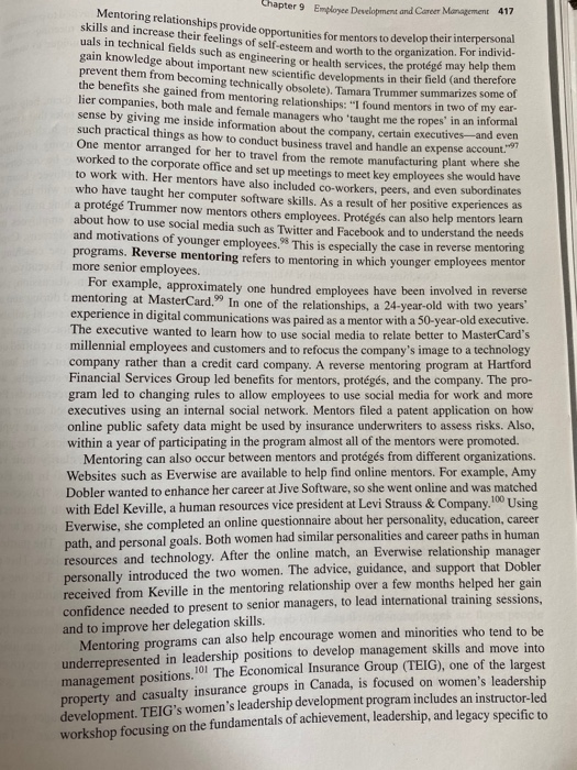 Outline in detail at least 5 characteristics of a