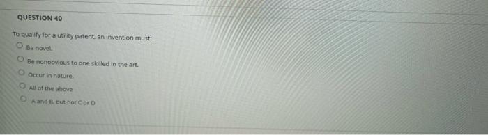 QUESTION 37 The US patent system is now system 0