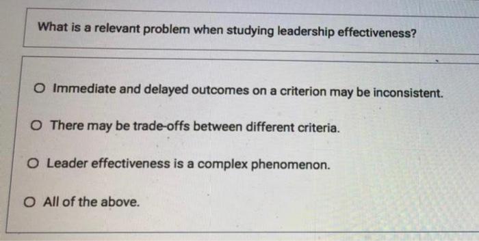 What is a relevant problem when studying