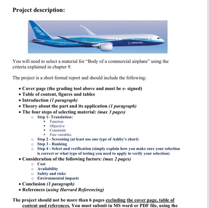 Project description: 282 You will need to select