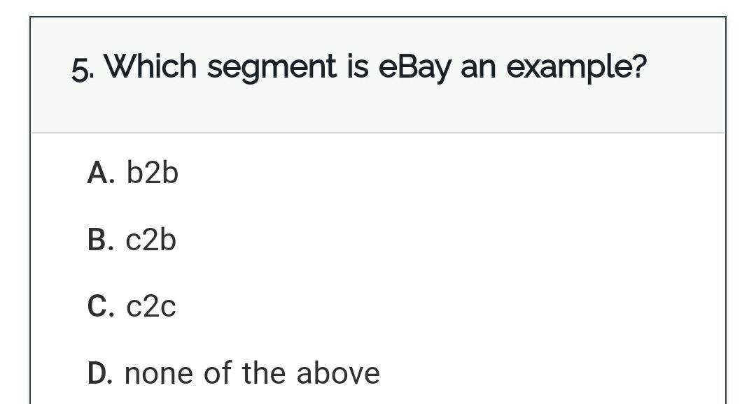 I need the answer as soon as possible 5. Which
