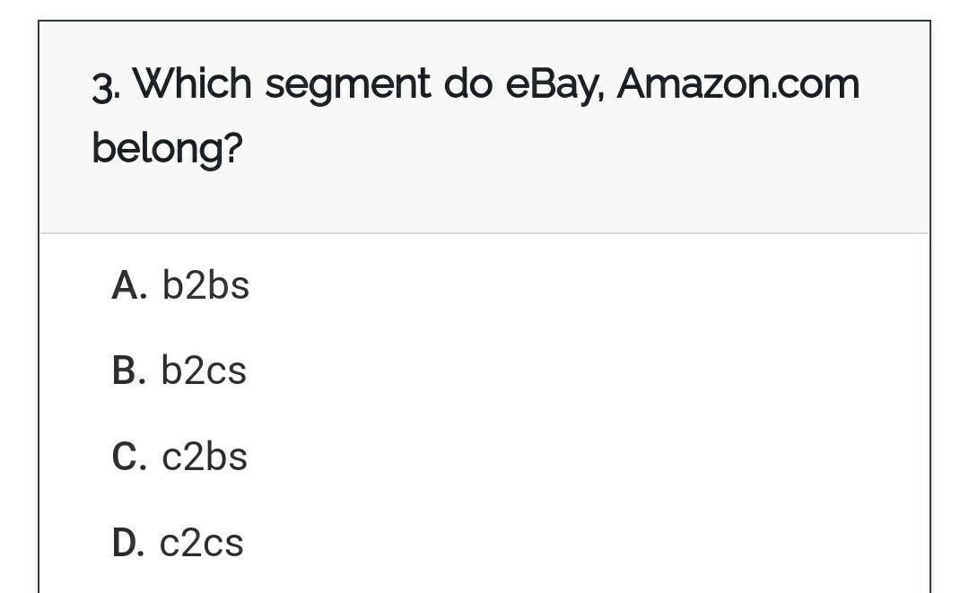 I need the answer as soon as possible 3. Which