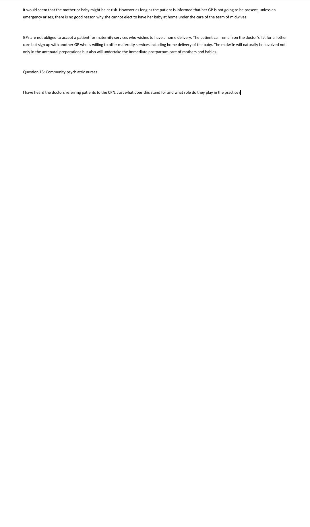 . It would seem that the mother or baby might be