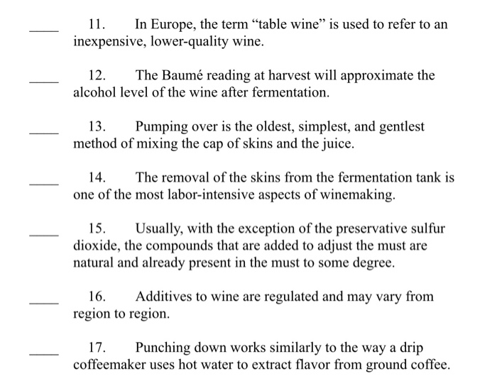 true or false 11-17? 11. In Europe, the term