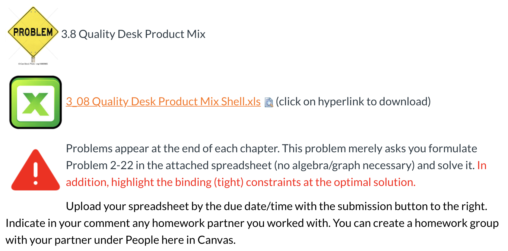 Use solver to complete Quality Desk Prez Senator