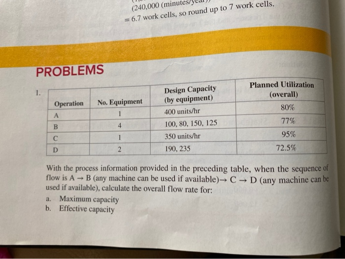 I am suck on the effectivd capacity question.