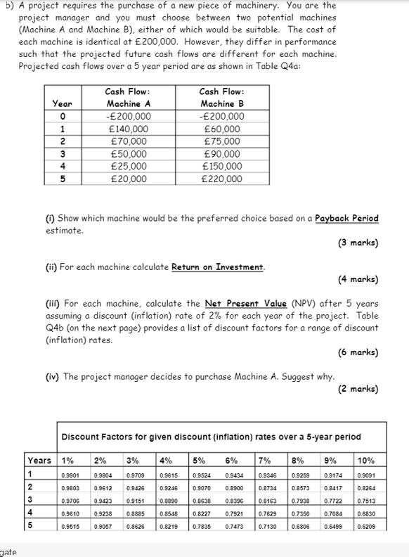 Please don't answer in excel, use a paper to