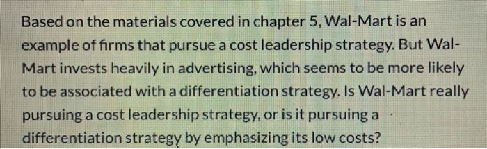 Based on the materials covered in chapter 5,