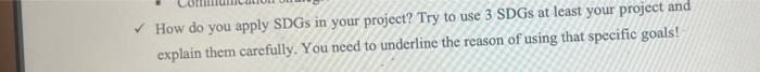 about an oatmilk company How do you apply SDGs in